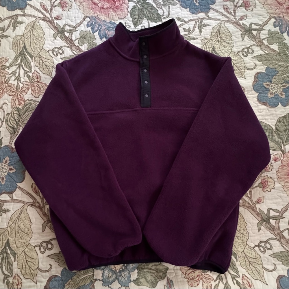 Vintage Lands' End Pullover Fleece Jacket